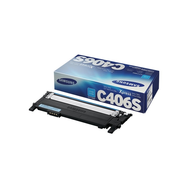 Toner Original SAMSUNG CLT-C406S Cyan para CLP-360