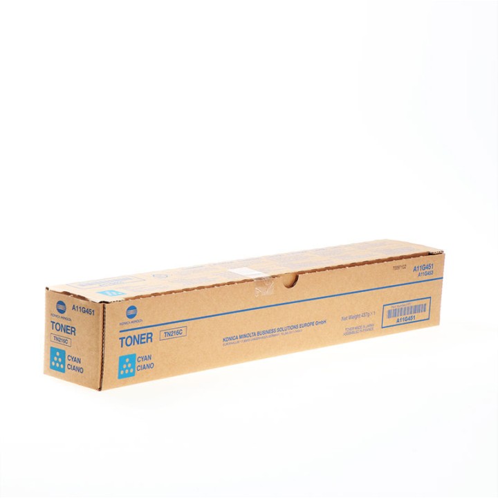 Toner Original KONICA MINOLTA TN216C A11G451 Cyan para Bizhub C220 280 (26k)