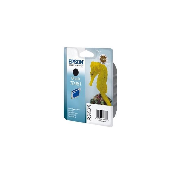 DESCATALOGADO - Tinta Original EPSON T0481 Negro para Stylus Photo R200 300