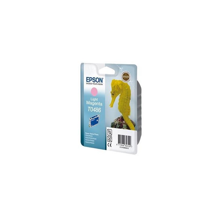 DESCATALOGADO - Tinta Original EPSON T0486 Magenta Claro para Stylus Photo R200 300