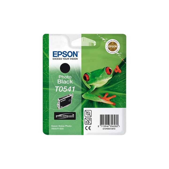 DESCATALOGADO - Tinta Original EPSON T0541 Negro para Photo R800