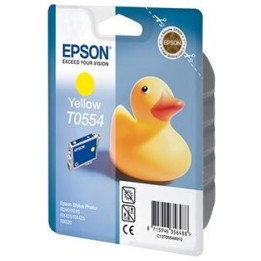 DESCATALOGADO - Tinta Original EPSON T0554 Amarillo para RX420 425