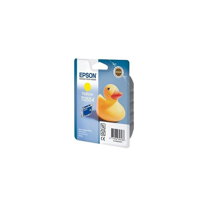 DESCATALOGADO - Tinta Original EPSON T0554 Amarillo para RX420 425