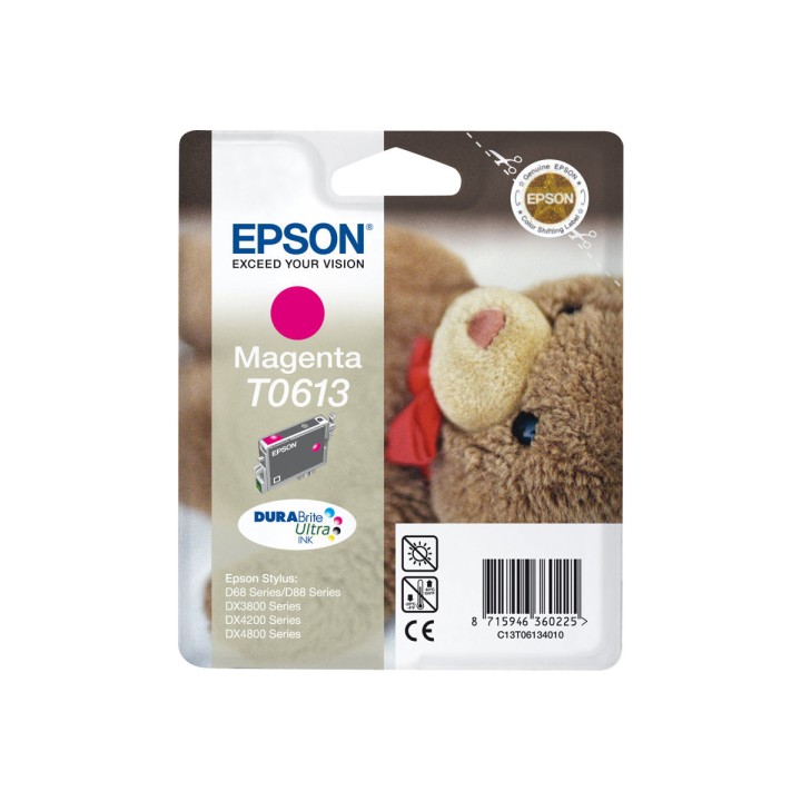 DESCATALOGADO - Tinta Original EPSON T0613 T061340 Magenta para D68 88 DX380