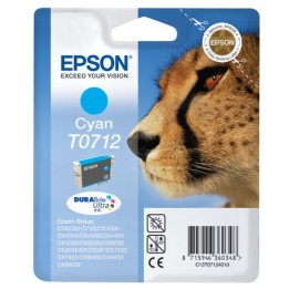Tinta Original EPSON T0712 C13T07124012 Cyan para D78 DX4050