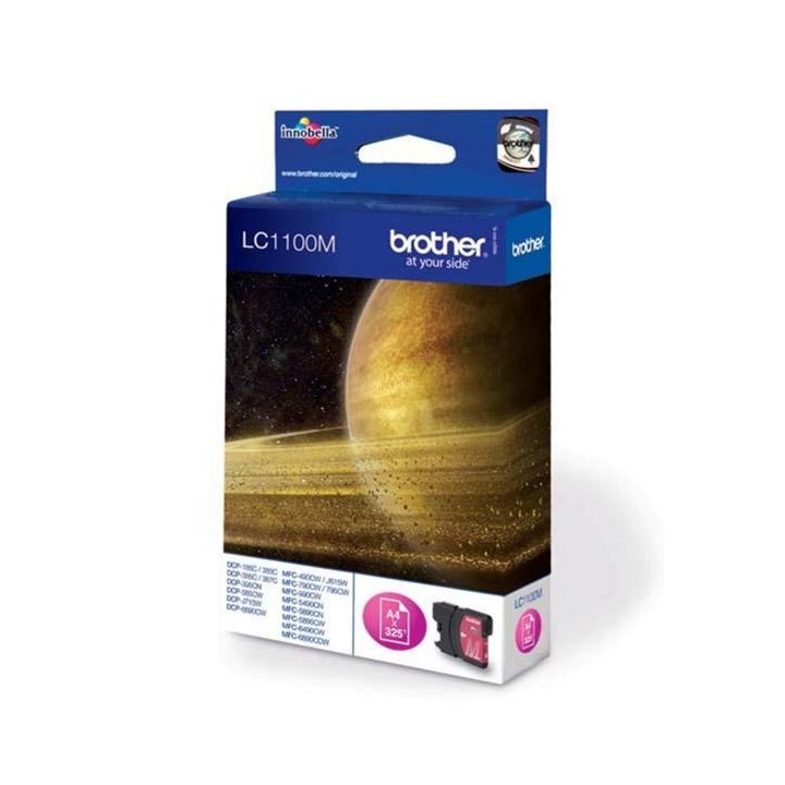 Tinta Original BROTHER LC1100M Magenta (0. 325K)