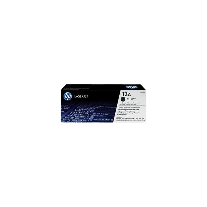 Toner Original HP Q2612A Negro