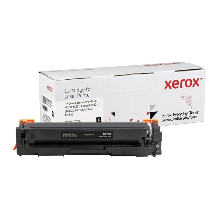 Toner Compatible XEROX para HP CF540X CANON 054H Negro (3. 1k)