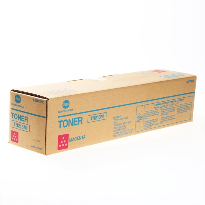DESCATALOGADO - Toner Original KONICA MINOLTA TN213M A0D7352 Magenta para Bizhub C203 253 (19k)