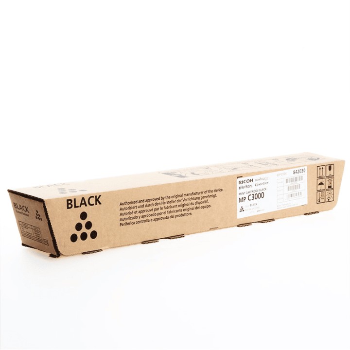 Toner Original RICOH 842030 Tipo MP C3000E Negro para MP C2000 C2500 C3000 (20k)
