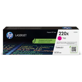 Toner Original HP W2203X (220X) Magenta para Laserjet Pro 4202 MFP 4302 MFP 4303 (5. 5k)