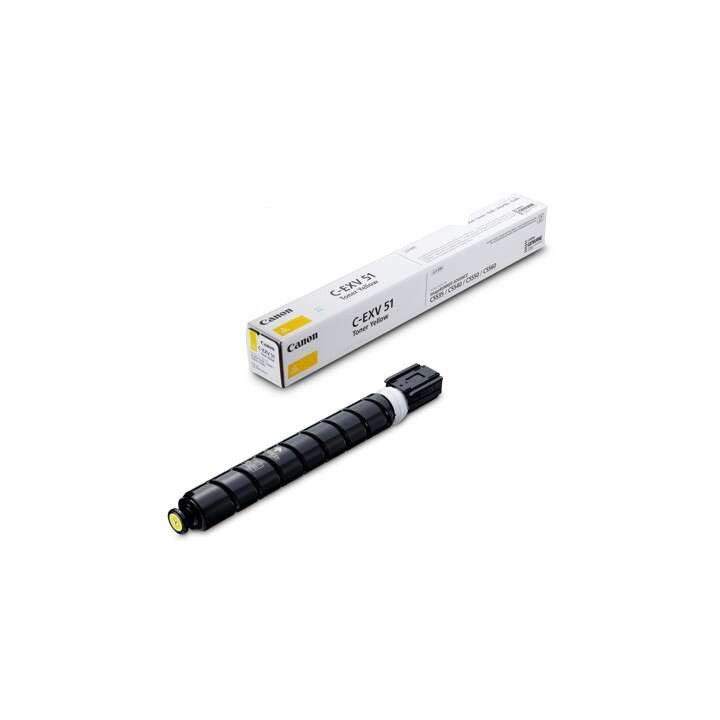 Toner Original CANON C-EXV51YL 0484C002 para IR Advance C5535i C5540i C5550i C5560i (60k)