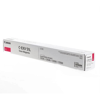 Toner Original CANON C-EXV51LMG 0486C002 Magenta para IR Advance C5535i C5540i C5550i C5560i (26k)