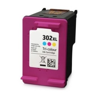 Tinta Remanufacturada HP 302XL F6U67AE Tricolor RW