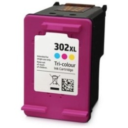 Tinta Remanufacturada HP 302XL F6U67AE Tricolor RW