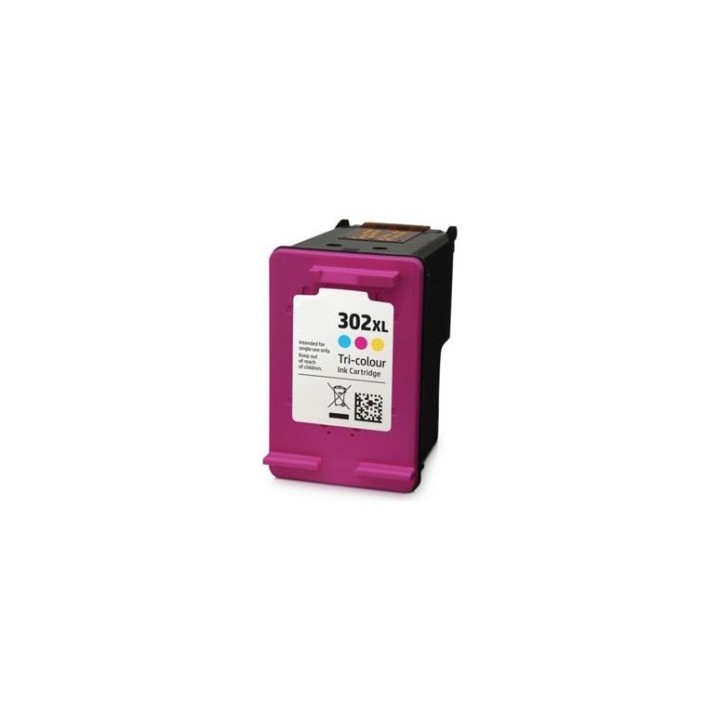 Tinta Remanufacturada HP 302XL F6U67AE Tricolor RW