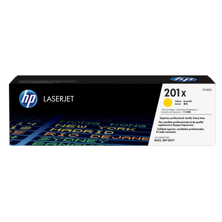 Toner Original HP HP CF402X (201X) Amarillo para Laserjet M252