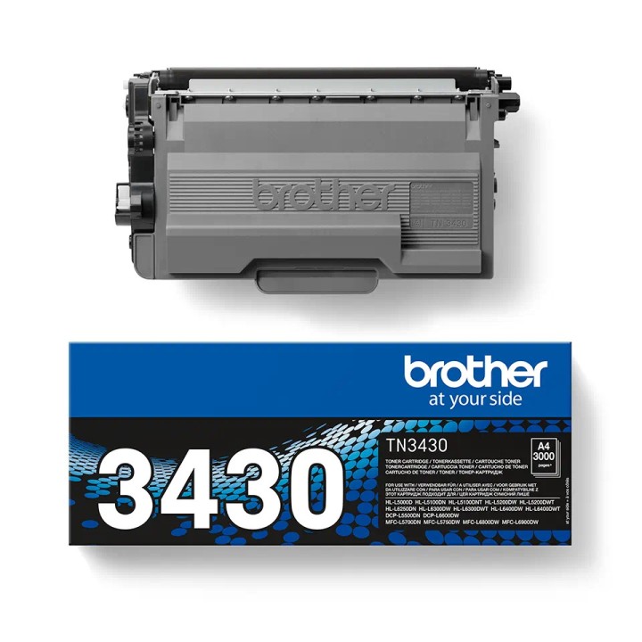 Toner Original BROTHER TN3430 Negro (3k)