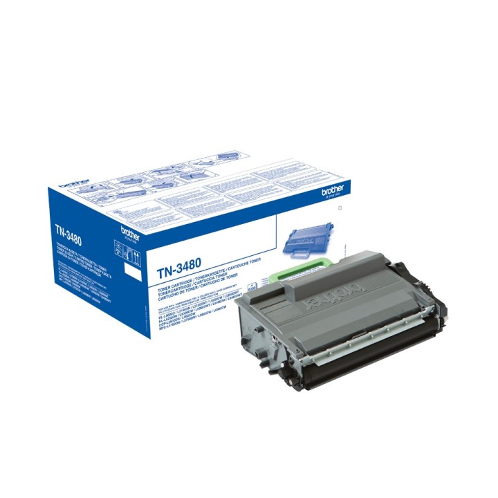 Toner Original BROTHER TN3480 Negro (8k)