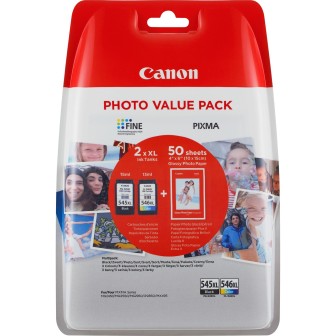 Tinta Original CANON PG545XL CL546XL (8286B006) Photo Value Pack