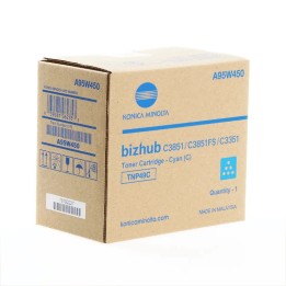 Toner Original KONICA MINOLTA TNP49C A95W450 Cyan para Bizhub C3351 C3851 (12k)