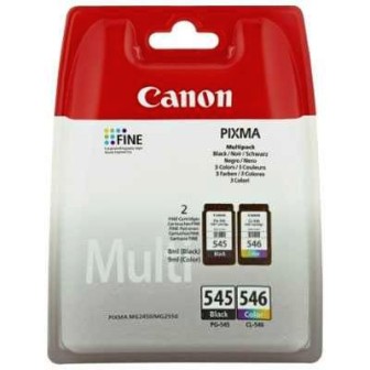 Tinta Original CANON PG545 Negro + CL546 Tricolor (8287B005) Multipack