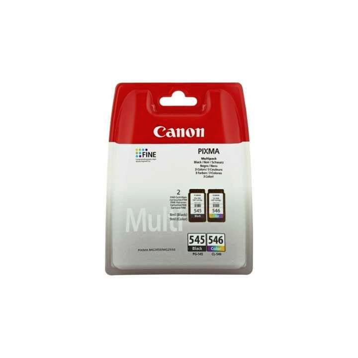 Tinta Original CANON PG545 Negro + CL546 Tricolor (8287B005) Multipack