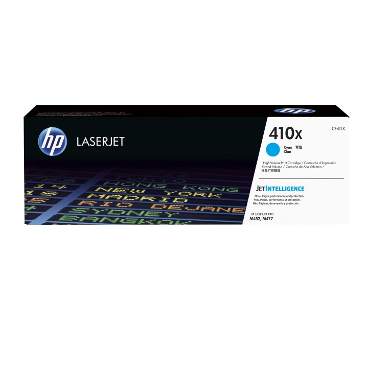 Toner Original HP CF411X (410X) Cyan para Laserjet PRO M452 (5k)