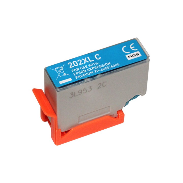 Tinta Compatible EPSON 202XL C13T02H24010 Cyan