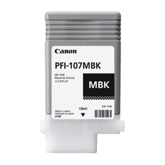 Tinta Original CANON PFI107MBK 6704B001 Negro Mate (130 ml)