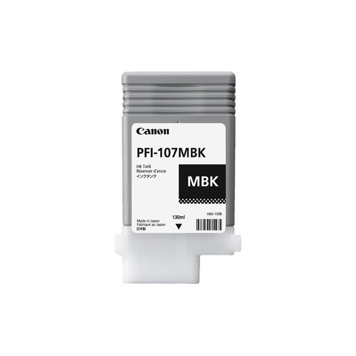 Tinta Original CANON PFI107MBK 6704B001 Negro Mate (130 ml)