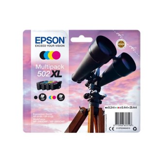 Tinta Original EPSON 502XL C13T02W64010 Multipack 4 Cartuchos