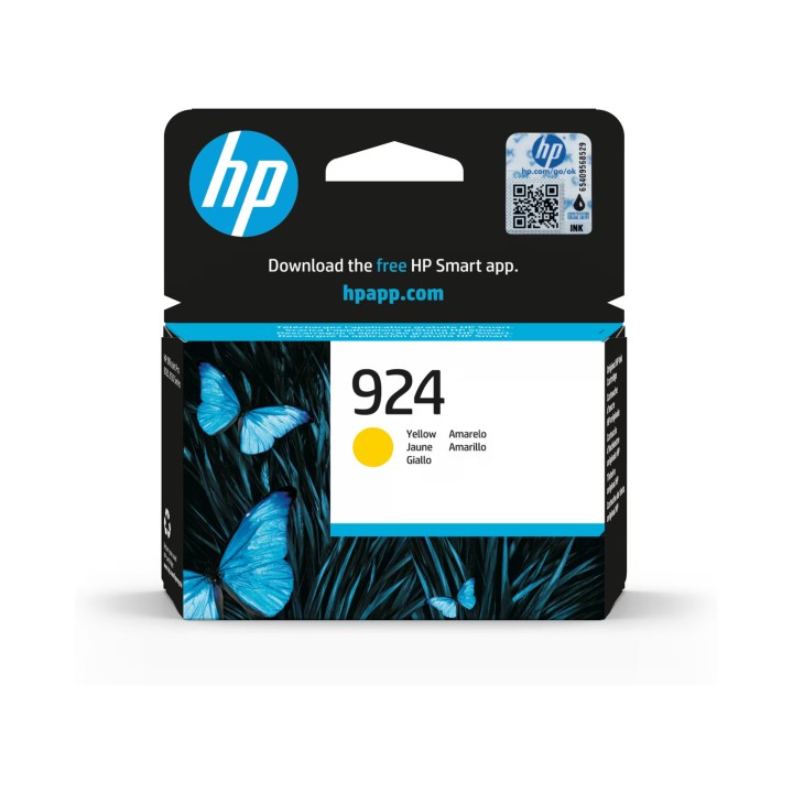 Tinta Original HP 924 4K0U5NE Amarillo (0. 4k)