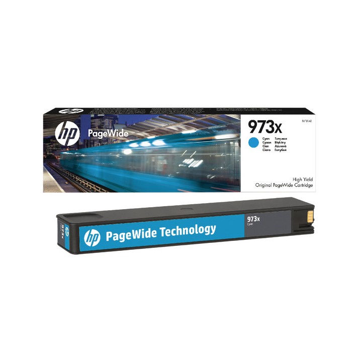 Tinta Original HP 973XL F6T81AE Cyan para PageWide 477 452