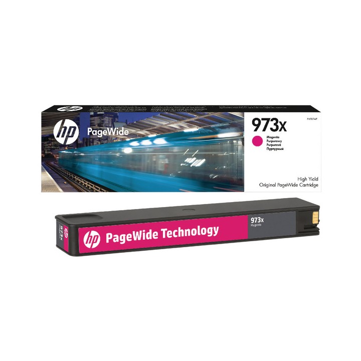 Tinta Original HP 973XL F6T82AE Magenta para PageWide 477 452