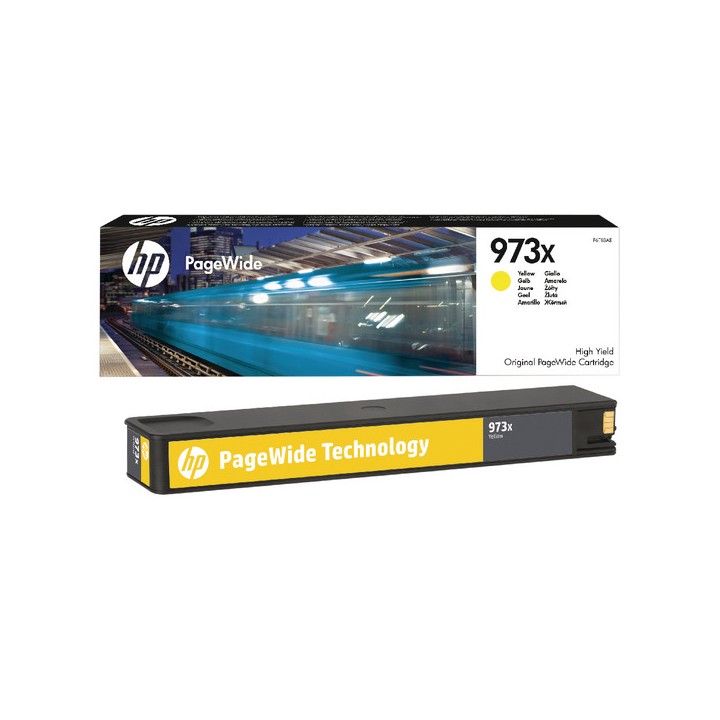 Tinta Original HP 973XL F6T83AE Amarillo para PageWide 477 452