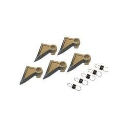 4030-5716-02 4040-5755-01 Compatible KONICA MINOLTA Upper Picker Finger + Spring (5 Uds) para Bizhub 200 250 350 222 282 362