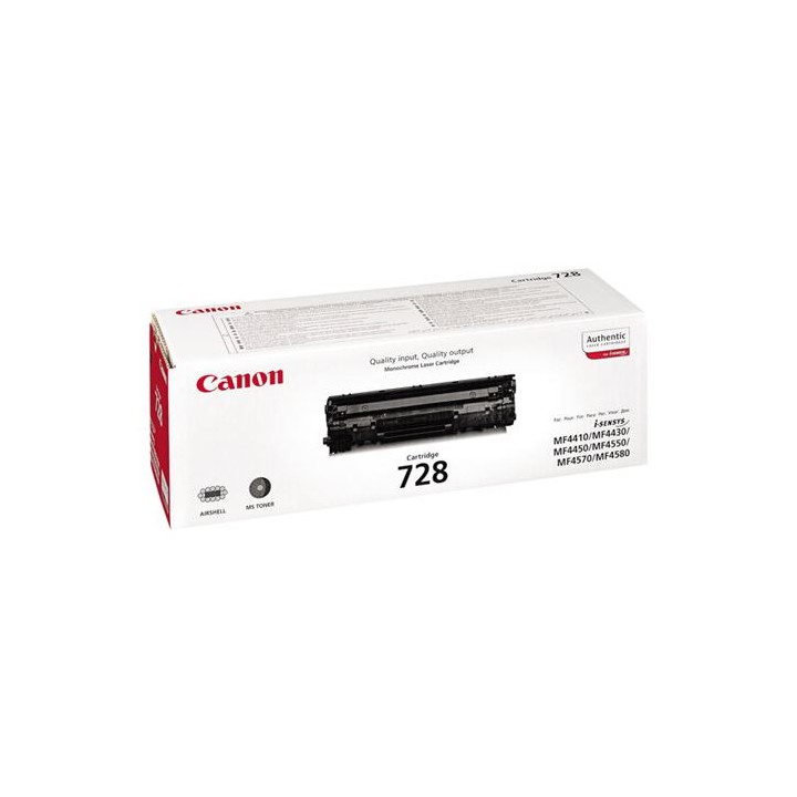 Toner Original CANON CRG728K 3500B002AA Negro (2. 1k)