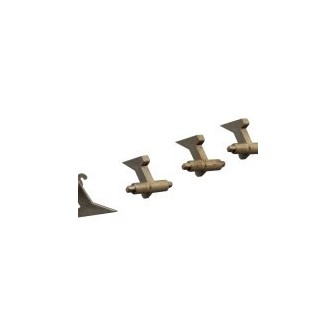 2A820530 Compatible KYOCERA Uñas de Separación Rodillo Fusor Superior (4 Uds) para FS1110 1120D 1320D 1370DN 2100D 2100DN