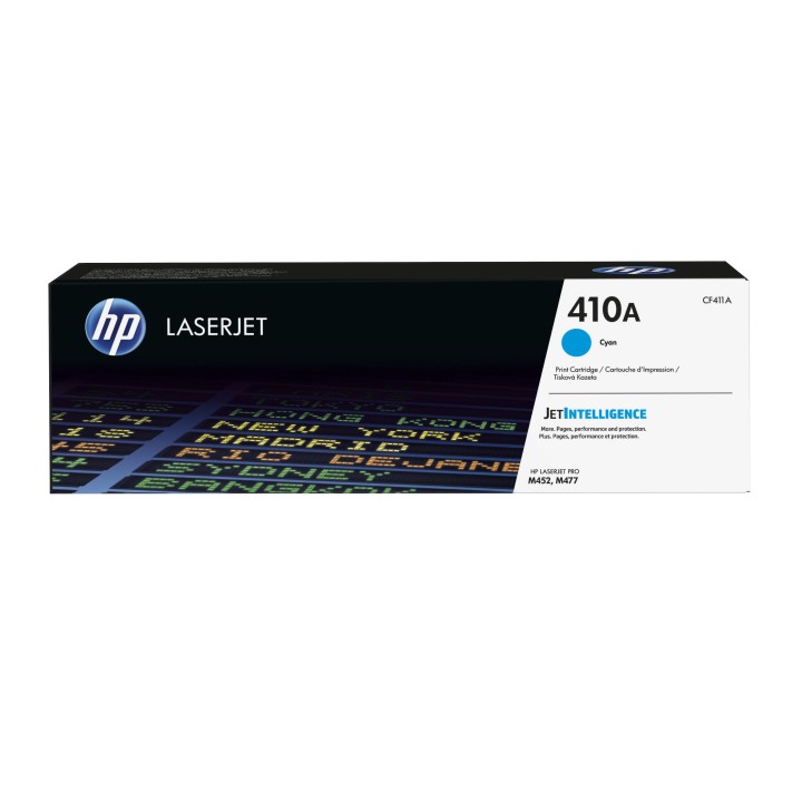 Toner Original HP CF411A (410A) Cyan para Laserjet Pro M452 (2. 3k)
