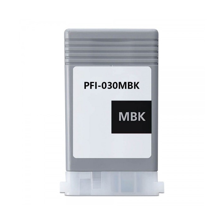 Tinta Compatible CANON PFI030 3488C001 Negro Mate (55 ml)