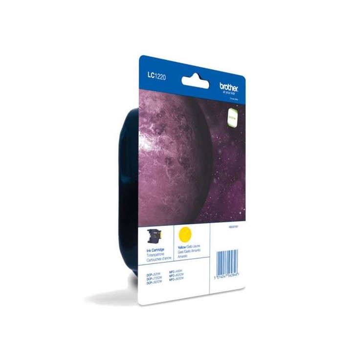 Tinta Original BROTHER LC1220Y Amarillo (0. 3k)