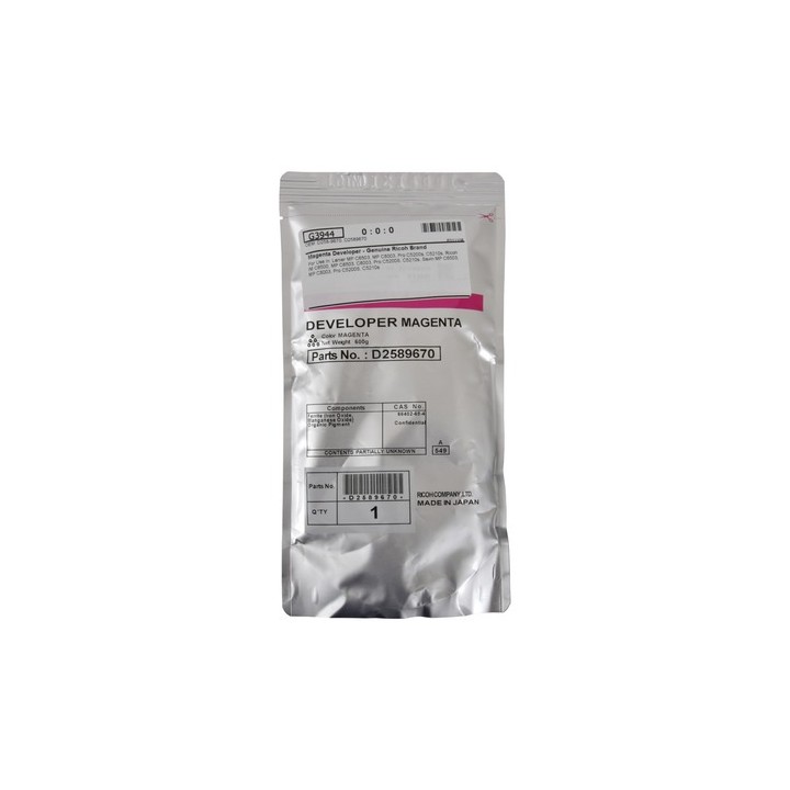 D2589670 Bolsa de Revelador Magenta Original RICOH MP C6503 C8003 (600k)
