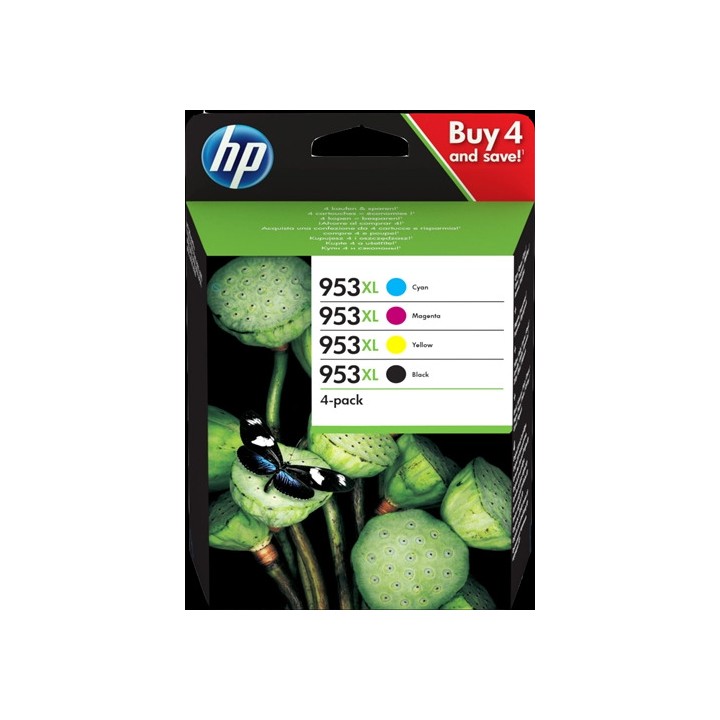 Tinta Original HP 953XL 3HZ52AE Multipack 4 Cartuchos