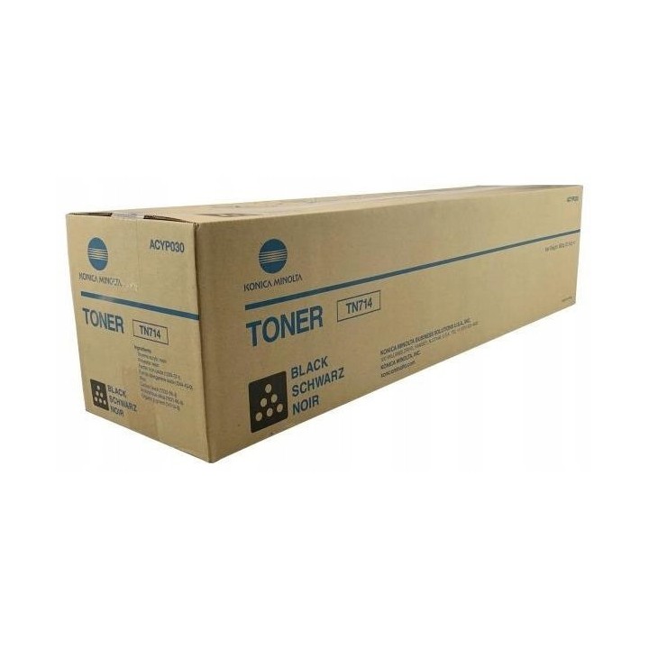 Toner Original KONICA MINOLTA TN714 ACYP050 Negro para Bizhub 750i 751i (40k)