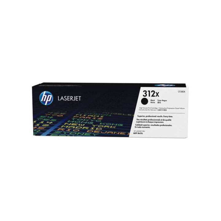 Toner Original HP CF380X (312X) Negro para Color Laserjet Pro MFP M476 (4. 4k)