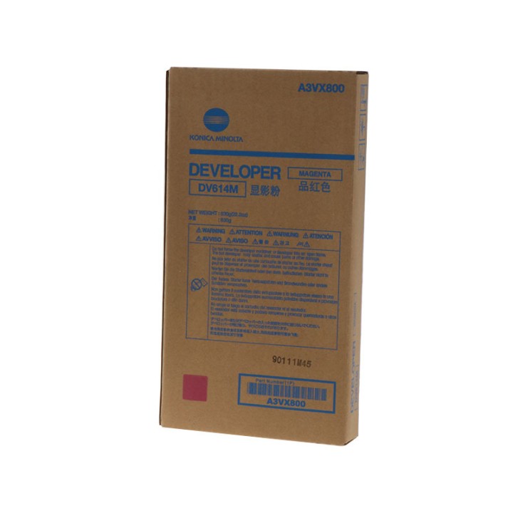 DV614M A3VX800 Bolsa de Revelador Magenta Original KONICA MINOLTA Bizhub Press C1060 C1070 Pro C1060L