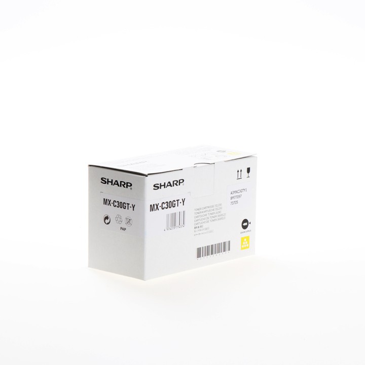 Toner Original SHARP MXC30GTY Amarillo para MXC250 (6k)