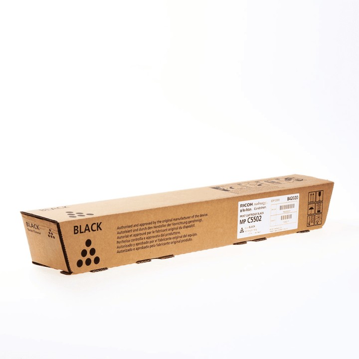 Toner Original RICOH 842020 841755 Negro para Aficio MP C4502 C5502 (31k)