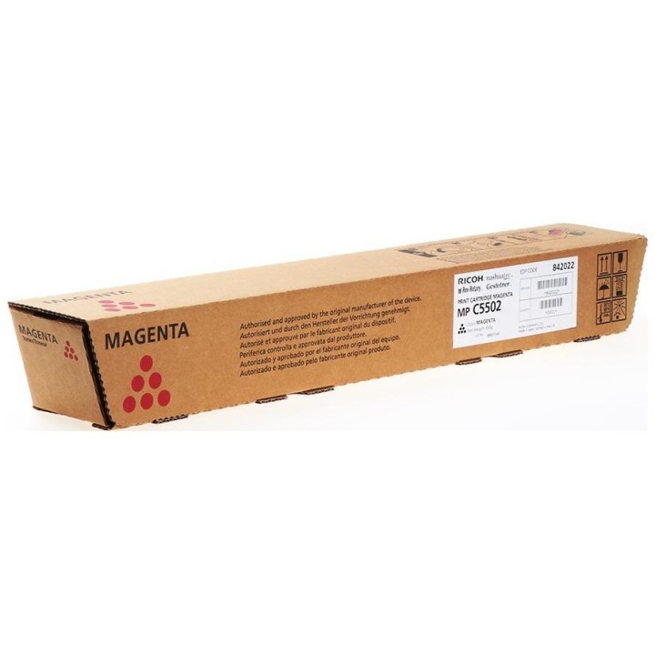 Toner Original RICOH 842022 841757 Magenta para Aficio MP C4502 C5502 (22. 5k)